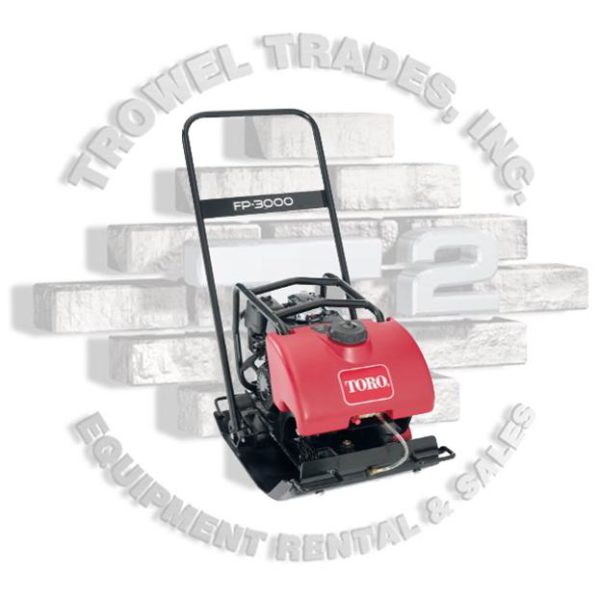 Toro FP3000 Forward Plate Compactor SFP3000 5.5 HP Honda Trowel