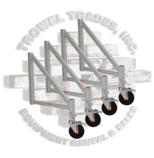 Trowel Trades Aluminum Scaffold Outrigger Set with Wheels
