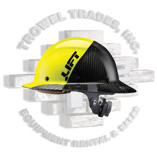 yellow carbon fiber hard hat