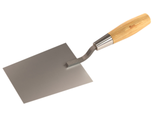 Bon 13-309 Bucket Trowel -Stainless Steel 7-inch X 4 7/8-inch To 3 5/8-inch Wood Handle Quantity of 3. Shipping included.