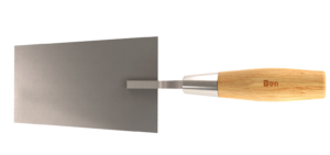 Bon 13-309 Bucket Trowel -Stainless Steel 7-inch X 4 7/8-inch To 3 5/8-inch Wood Handle Quantity of 3. Shipping included. - Image 2