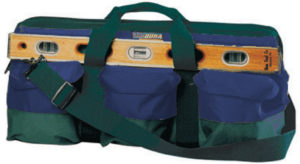 Bon 41-108 Mason Tool Bag - Green/Blue - 24-inch X 10-inch X 11-inch Quantity of 1. Shipping included.