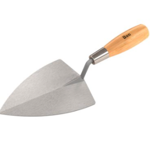 Bon 12-201 Tilesetting Trowel - 7-inch X 4 3/8-inch Wood Handle Quantity of 3. Shipping included.