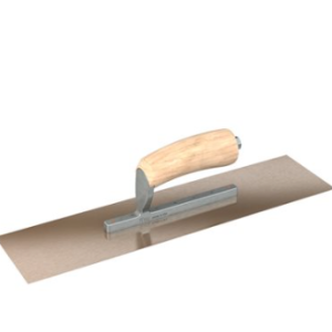 Bon 66-142 Finish Trowel - Square - Golden Stainless - 14 X 5 - Wood - Short Shank Quantity of 1. Shipping included.