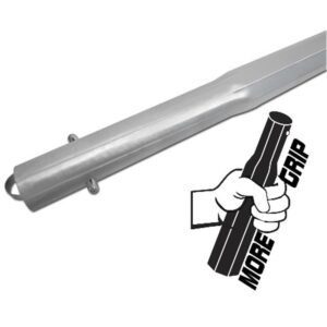 1-3/8" Octagon Swage Handle 72", clear