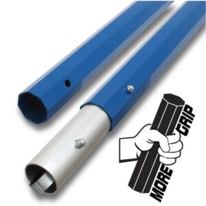 Octagon handle, Blue, 1-3/4" x 72"