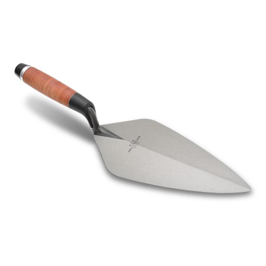 9" Brick TrowelLondon Pattern-Leather Hdl
