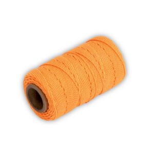 Twisted Nylon Mason's Line250' Fl Orange, Size 184" Core
