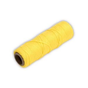 Braided Nylon Mason's Line250' Yellow, Size 186" Core