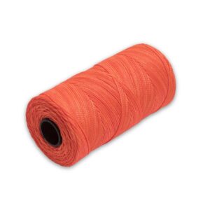 Braided Nylon Mason's Line1000' Fl. Orange, Size 186" Core
