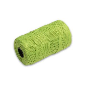 Braided Nylon Mason's Line1000' Fl. Green, Size 186" Core